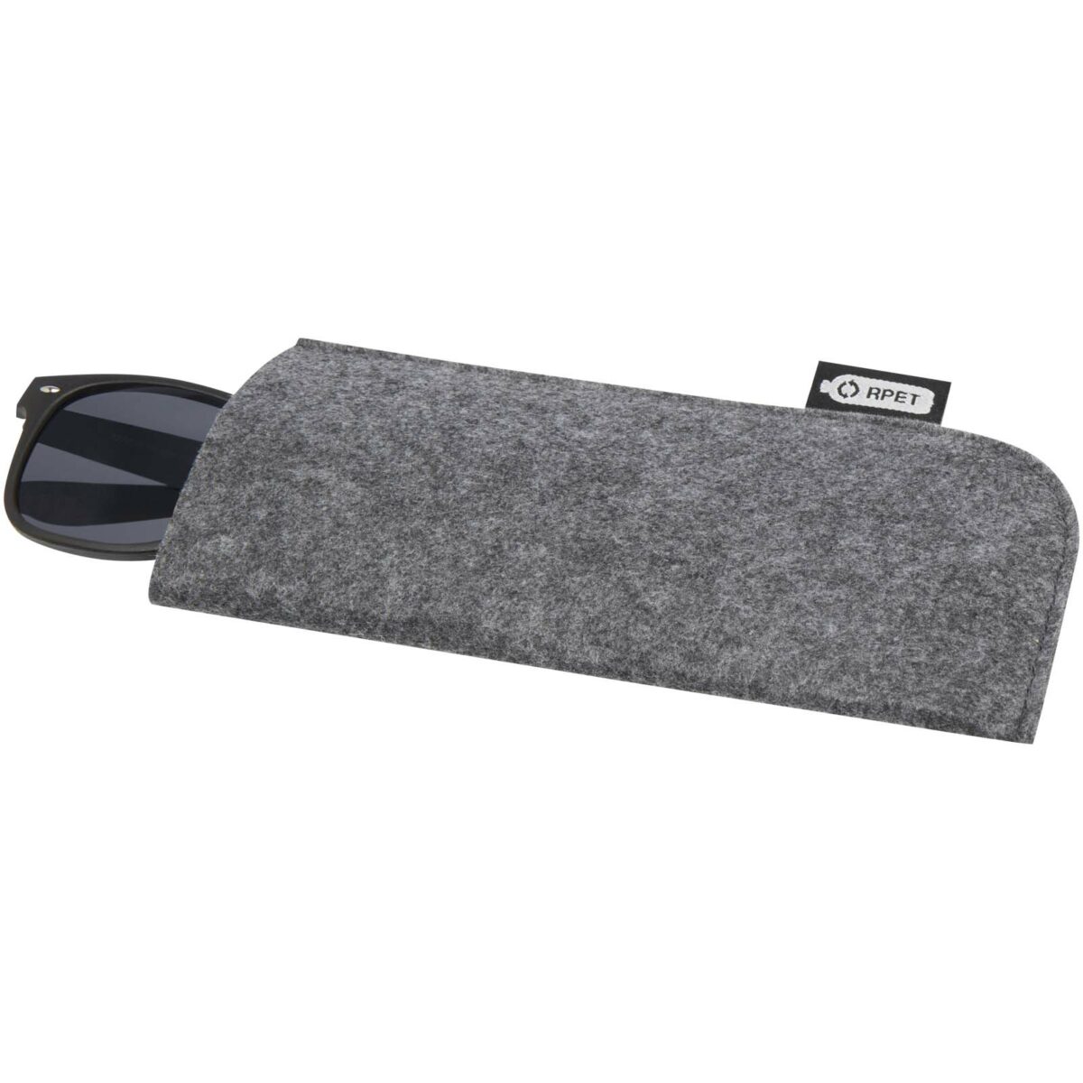 Felta GRS recycled pouch for glasses – Medium grey extra view