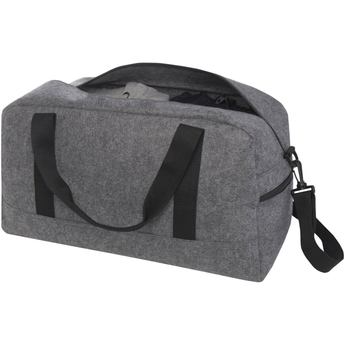 Felta GRS recycled duffel bag 35L – Medium grey extra view