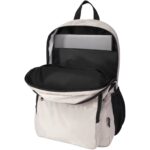 Trend Plus 15” GRS recycled laptop backpack 20L – Oatmeal extra view