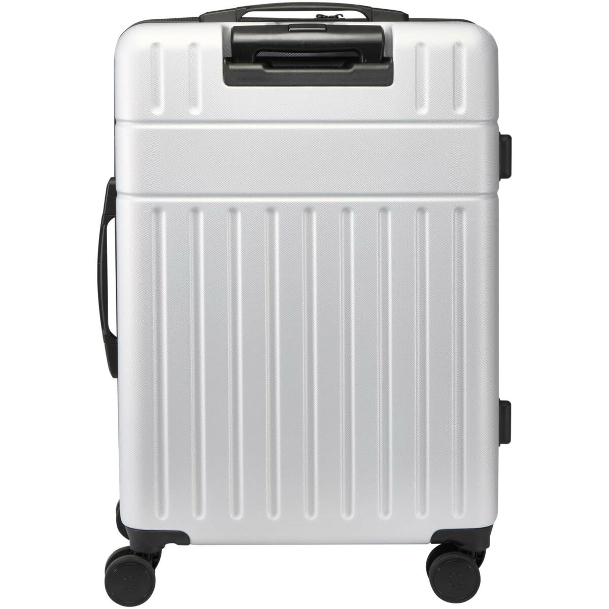 Rover 24" GRS recycled expandable trolley 70L – Silver back view