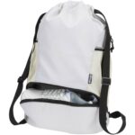 Nomad GRS recycled sports drawstring bag with bottom compartment 18L – Sandstone extra view