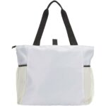Nomad GRS recycled yoga tote bag 18L – Sandstone back view