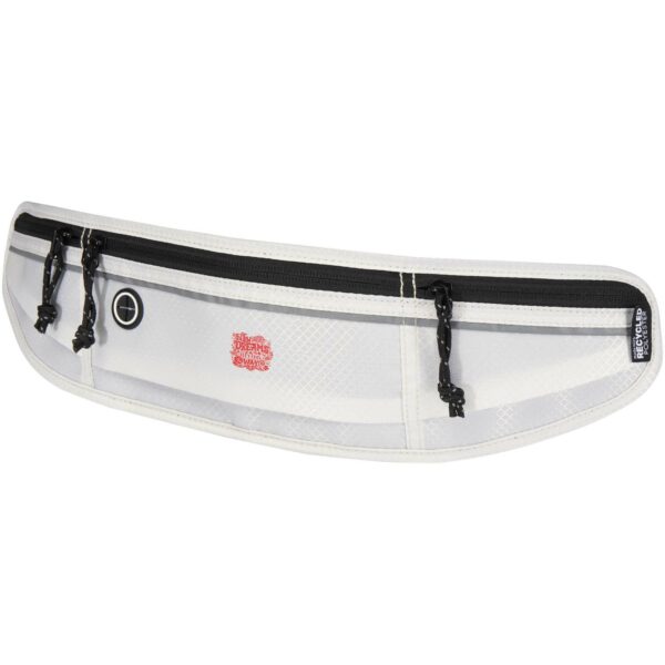 Nomad GRS recycled running waist pack – Sandstone with logo