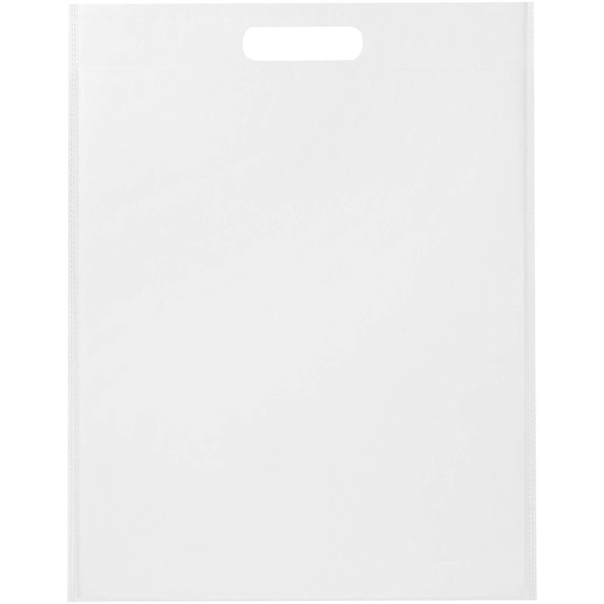 EcoSeal GRS recycled nonwoven tote bag 5L – White back view