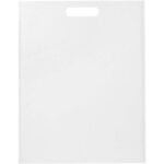 EcoSeal GRS recycled nonwoven tote bag 5L – White front view