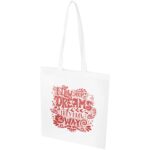 EcoSeal GRS recycled nonwoven convention tote bag 6L – White with logo