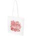 EcoSeal GRS recycled nonwoven convention tote bag 6L – White with logo
