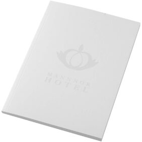 Novella Austen A5 soft cover notebook - 50 sheets – White with logo