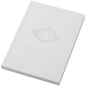 Novella Austen A6 soft cover notebook - 100 sheets – White with logo
