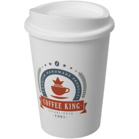 Americano® Switch 300 ml tumbler with lid – White with logo