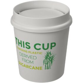 Americano® Switch Renew 200 ml tumbler with 360° lid – Ivory white with logo