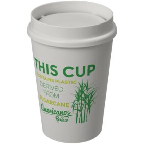 Americano® Switch Renew 300 ml tumbler with 360° lid – Ivory white with logo