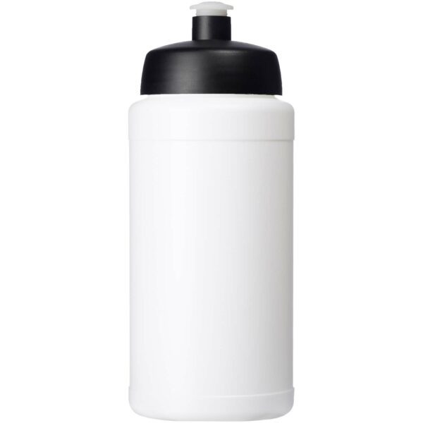 Baseline Rise 500 ml sport bottle – White front view