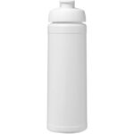 Baseline Rise 750 ml sport bottle with flip lid – White front view