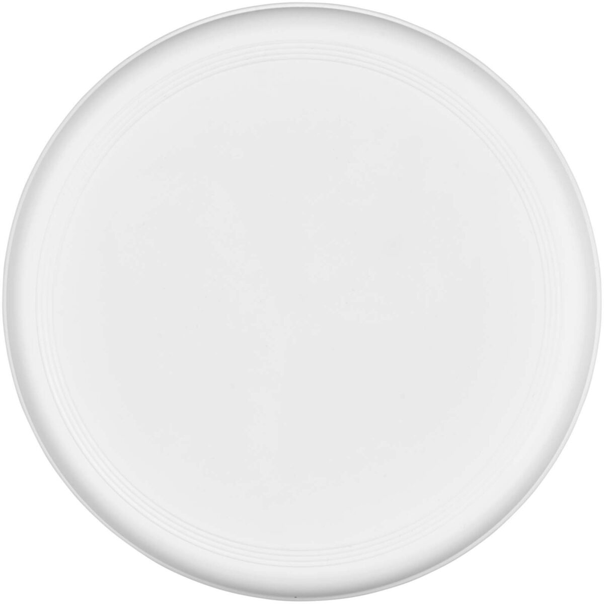 Orbit recycled plastic frisbee – White front view