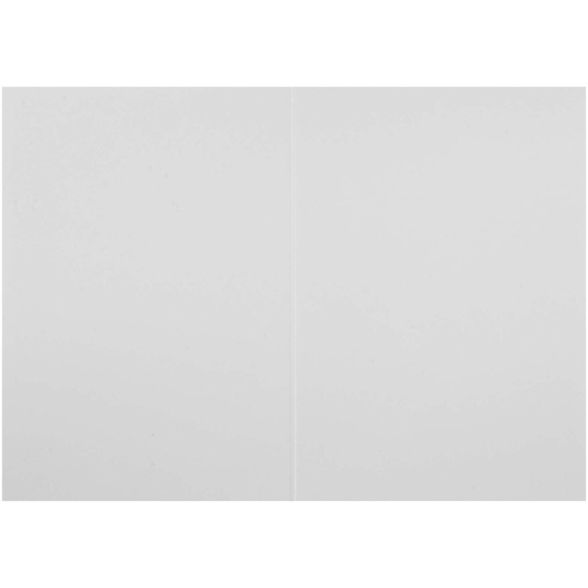 Herald A5 greeting card – White back view