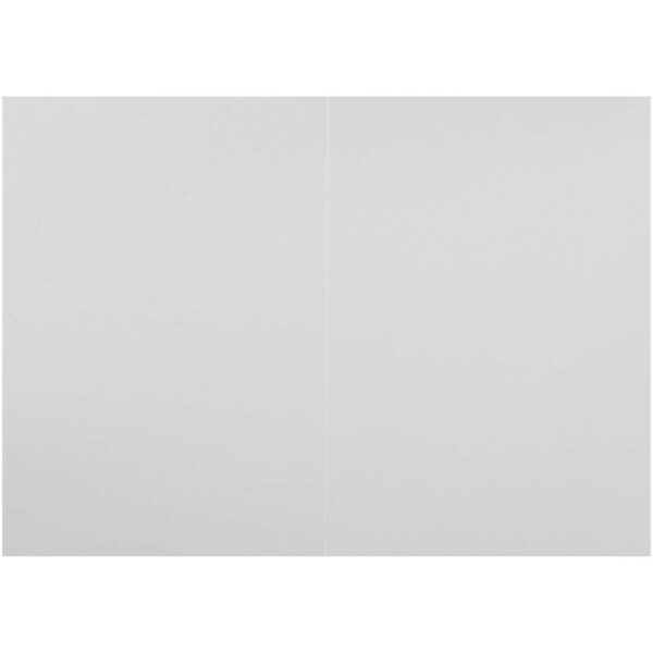 Herald A5 greeting card – White front view