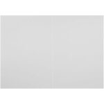 Herald A6 greeting card – White back view
