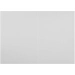 Herald A6 greeting card – White front view