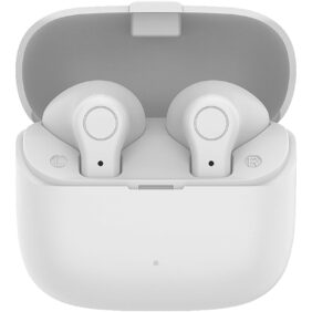 Prixton TWS155 Bluetooth® earbuds – White front view