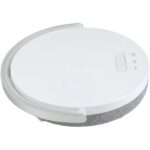 Prixton 4-in-1 10W Bluetooth® speaker with LED light and wireless charging base – White front view