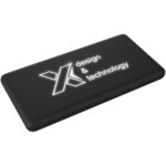 SCX.design P30 8000 mAh light-up solar power bank – Solid black extra view
