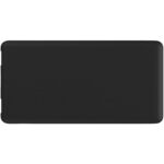 SCX.design P30 8000 mAh light-up solar power bank – Solid black front view