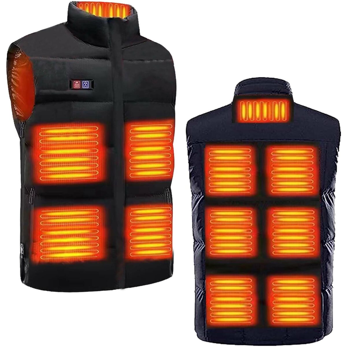 SCX.design G01 heated bodywarmer with power bank – Solid black extra view