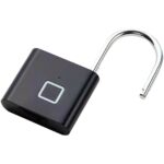SCX.design T11 smart fingerprint padlock – Solid black extra view