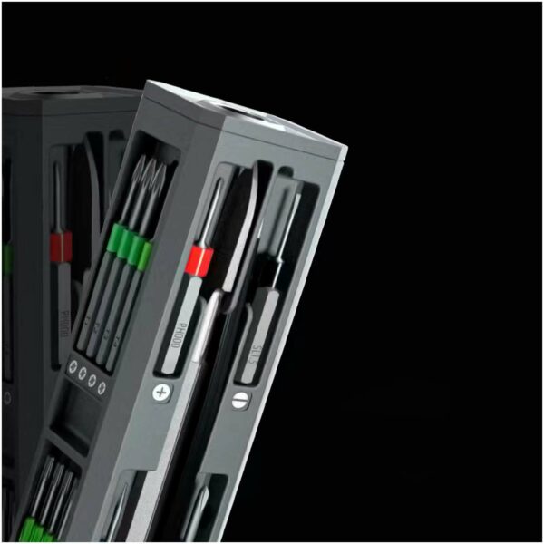 SCX.design T20 30-piece screwdriver and repair set in aluminium case – Solid black extra view