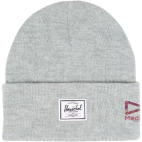 Herschel Elmer beanie – Heather grey with logo