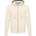 Arora men's full zip hoodie – Sandstone front view