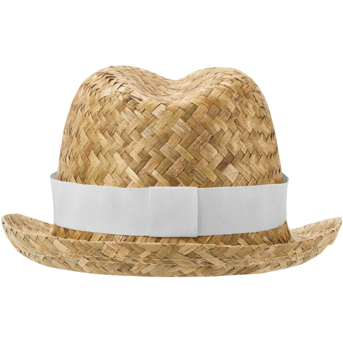 Pricus straw hat – White back view