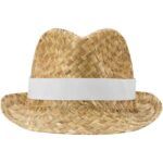 Pricus straw hat – White front view