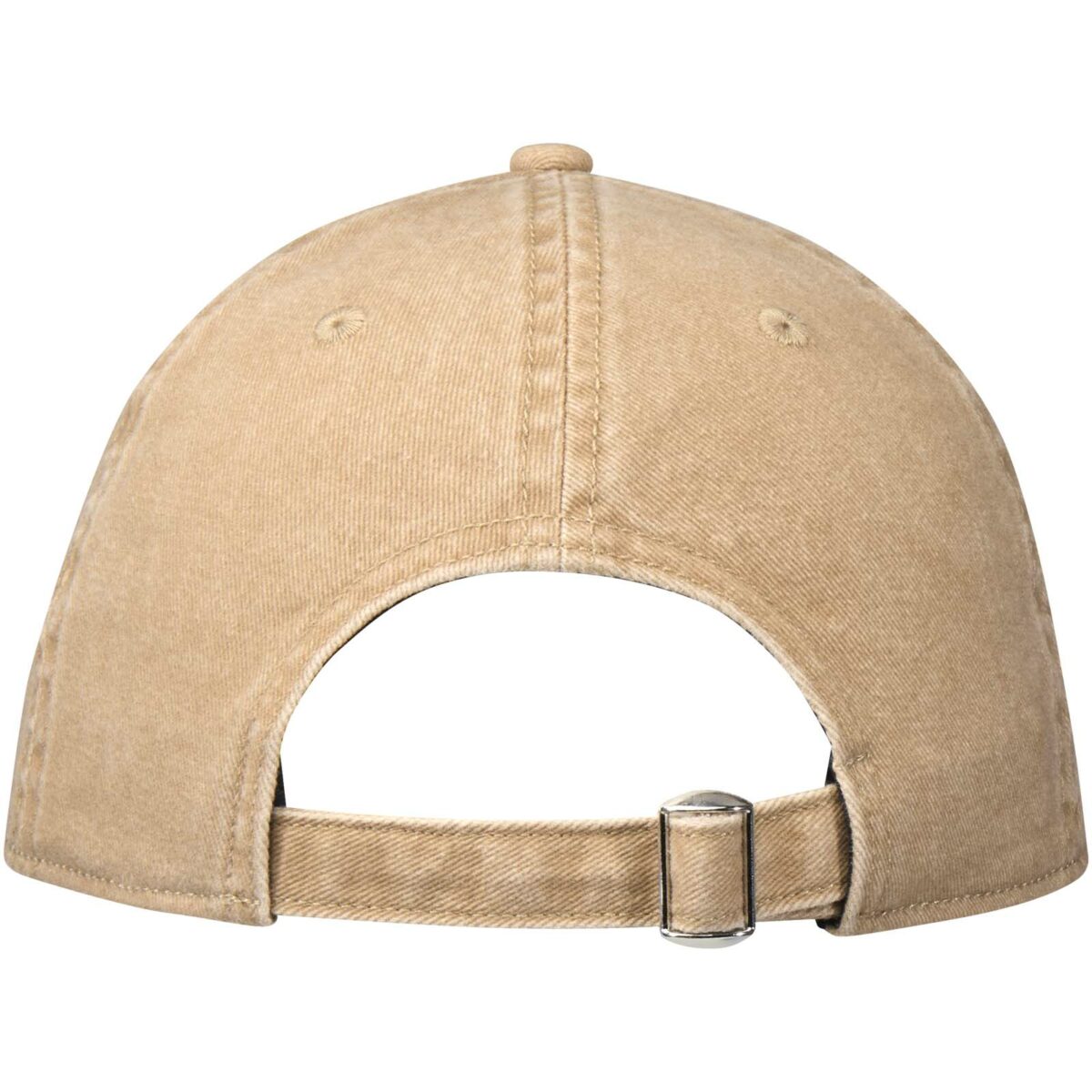 Grafton 6 panel washed cap – Oatmeal back view