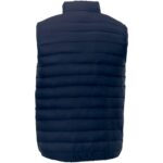 Pallas men's recycled insulated bodywarmer – Navy back view