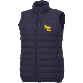 Pallas women's recycled insulated bodywarmer – Navy with logo