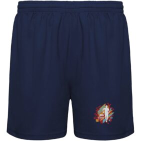 Player kids sports shorts – Navy Blue with logo