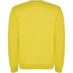 Clasica kids crewneck sweater – Yellow back view