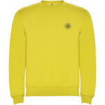 Clasica kids crewneck sweater – Yellow with logo
