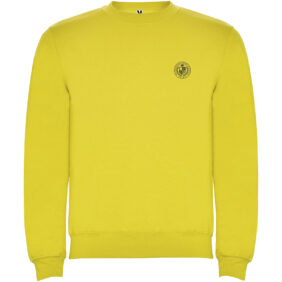 Clasica kids crewneck sweater – Yellow with logo
