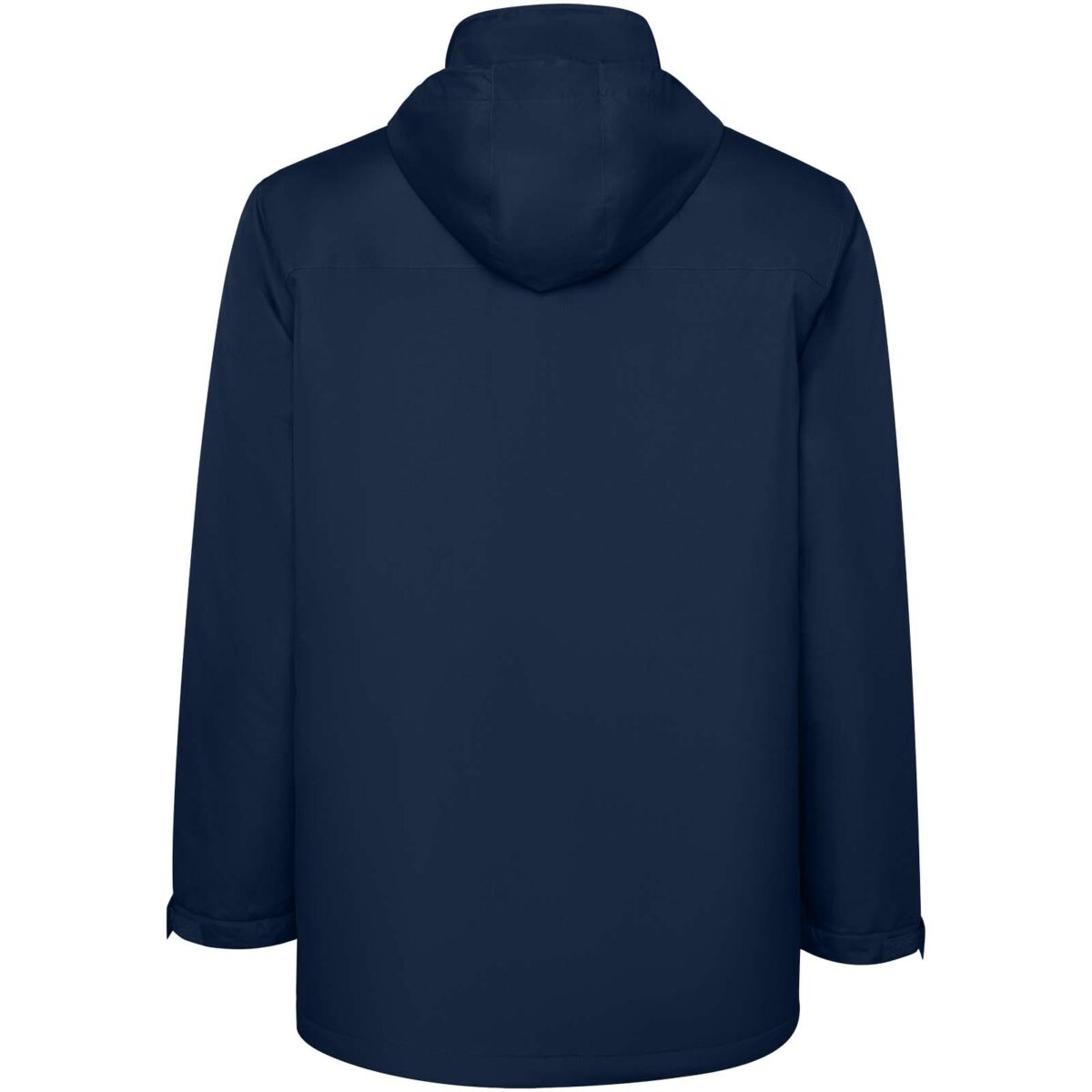 America kids padded parka jacket – Navy Blue back view