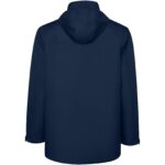 America kids padded parka jacket – Navy Blue back view