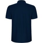 Pegaso Premium short sleeve kids polo – Navy Blue back view