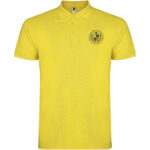 Star short sleeve kids polo – Yellow with logo