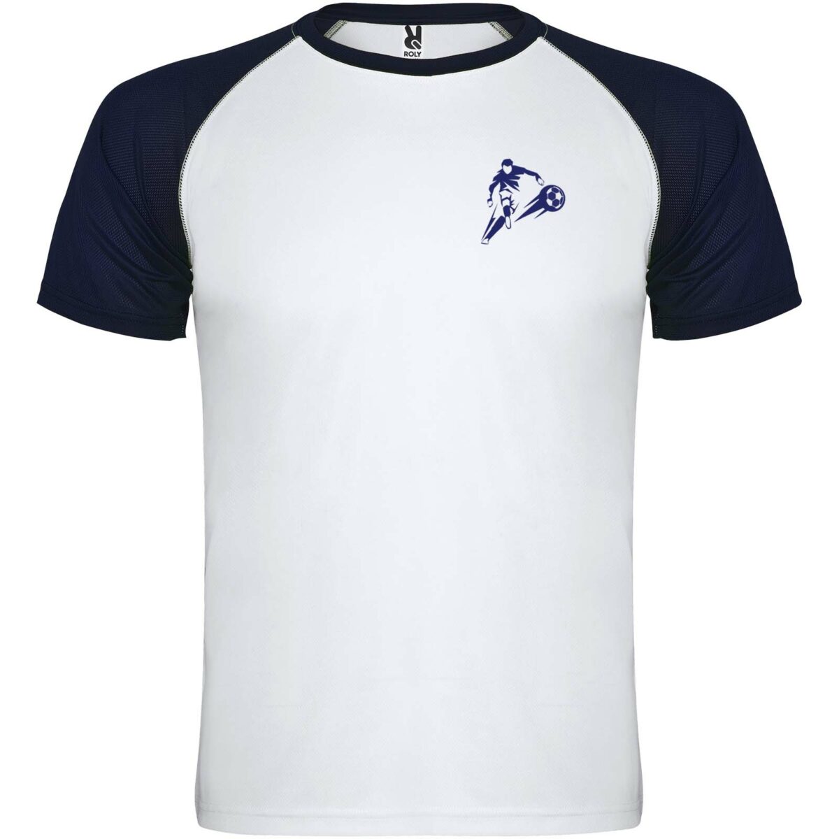 Indianapolis short sleeve kids sports t-shirt – White with logo