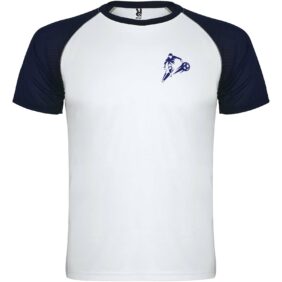 Indianapolis short sleeve kids sports t-shirt – White with logo