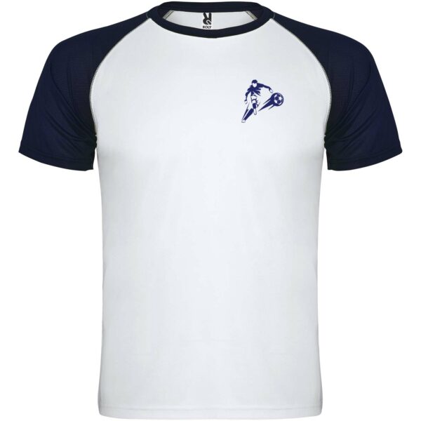 Indianapolis short sleeve kids sports t-shirt – White with logo
