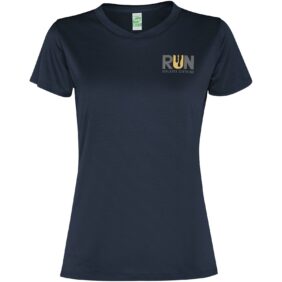 Slam short sleeve women's sports t-shirt – Navy Blue with logo
