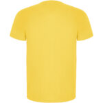 Imola short sleeve men's sports t-shirt – Yellow back view
